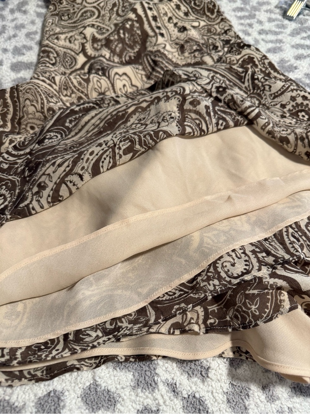 Printed midi skirt - Picture 4 of 4